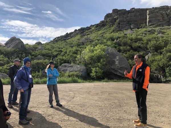 Photo of a guided tour