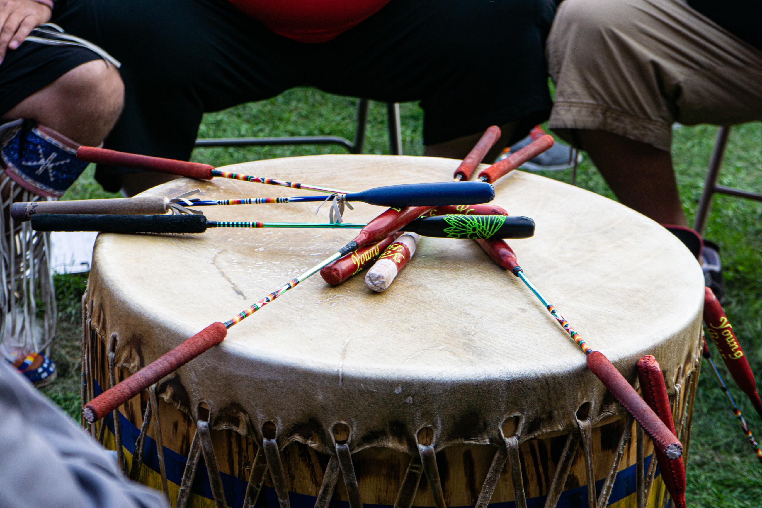Native American pow wow drum.